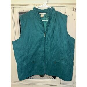 Green Vest Ladies Size 18 Allison Daley Quilted Pattern‎
